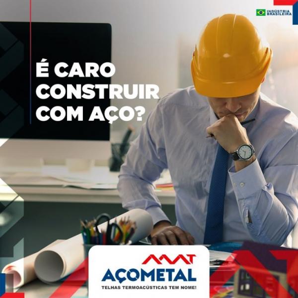 É caro construir com aço?