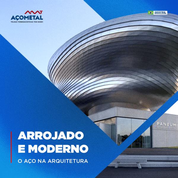 Você sabia que o aço também pode ser usado para enobrecer as obras?