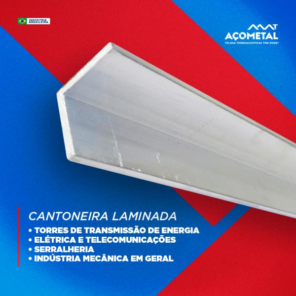 Cantoneira laminada Açometal!