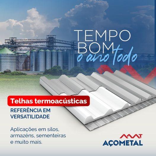 Telhas Termoacústicas no seu projeto?