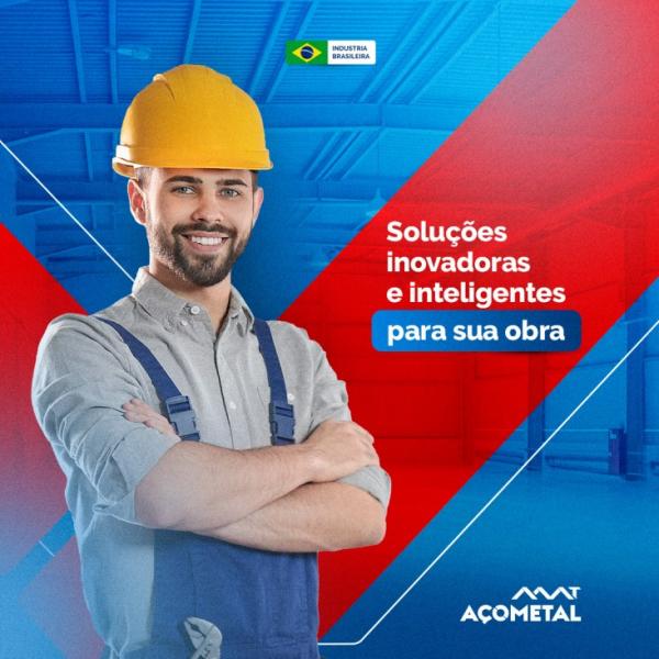 Açometal sempre está evoluindo, adequando e criando novas soluções para a sua obra!