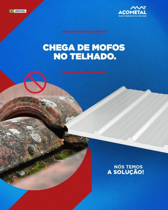 Chega de mofos no telhado!