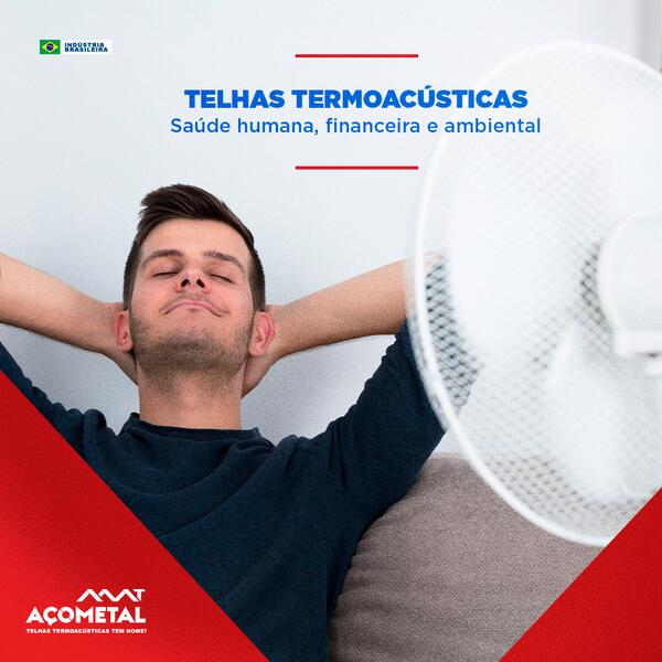 Telhas termoacústicas são muito aplicadas para conter o calor interno dos ambientes!